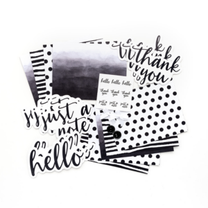DIY Card Kit - Basically Black