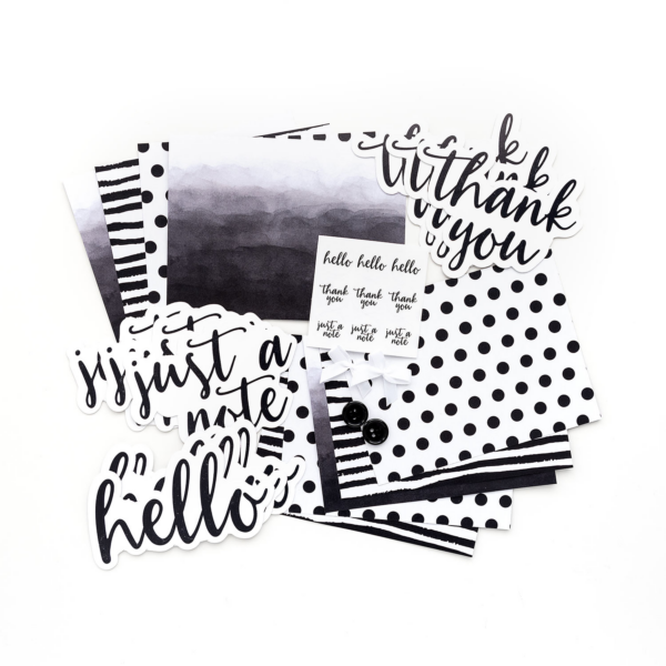 DIY Card Kit - Basically Black