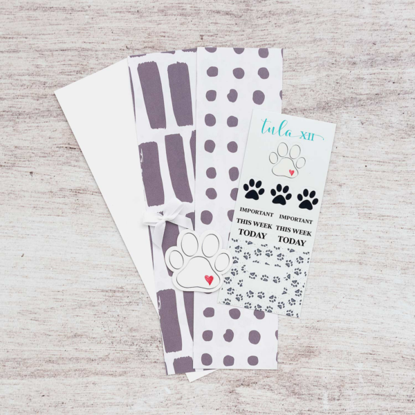 DIY Bookmark Kit - Paw V2