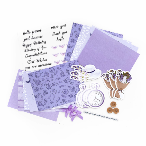 DIY Card Kit - Lilac Sunset
