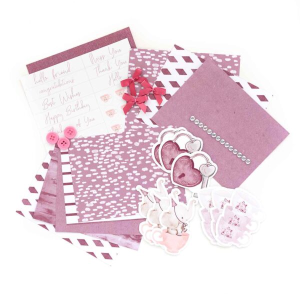 DIY Card Kit - Pink Whimsy Fantasy