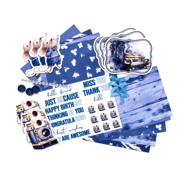 DIY Card Kit - Navy Wonder